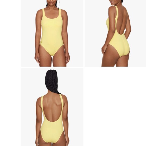Polo Ralph Lauren Women's Martinique One Piece Swimsuit in Yellow Size Small - Picture 1 of 4